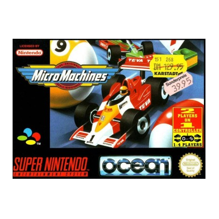 Jeux Super-Nintendo : Micro Machines - Occasion
