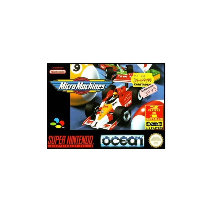 Jeux Super-Nintendo : Micro Machines - Occasion | Ordiland