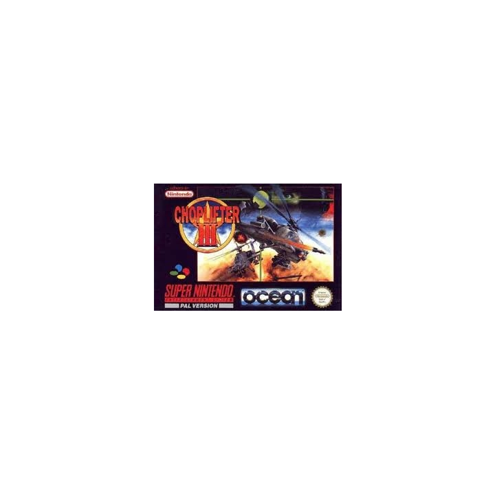 Jeux Super-Nintendo : Choplifter 3 (Jeu + Notice) | Ordiland