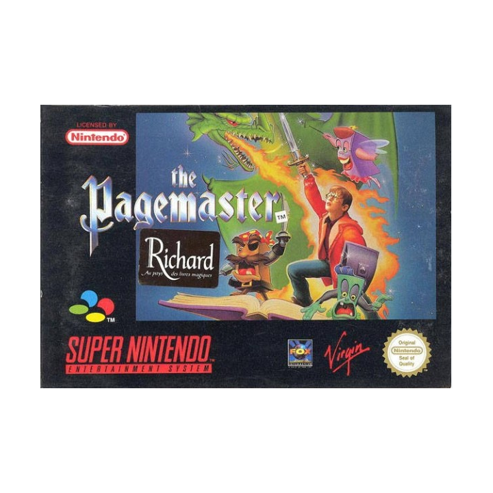 Jeux Super-Nintendo : The Pagemaster (Jeu + Notice) | Ordiland