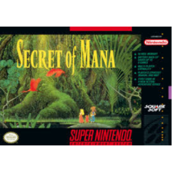 Jeux Super-Nintendo : Secret of Mana vers. USA (Jeu + Carte) - Occasion