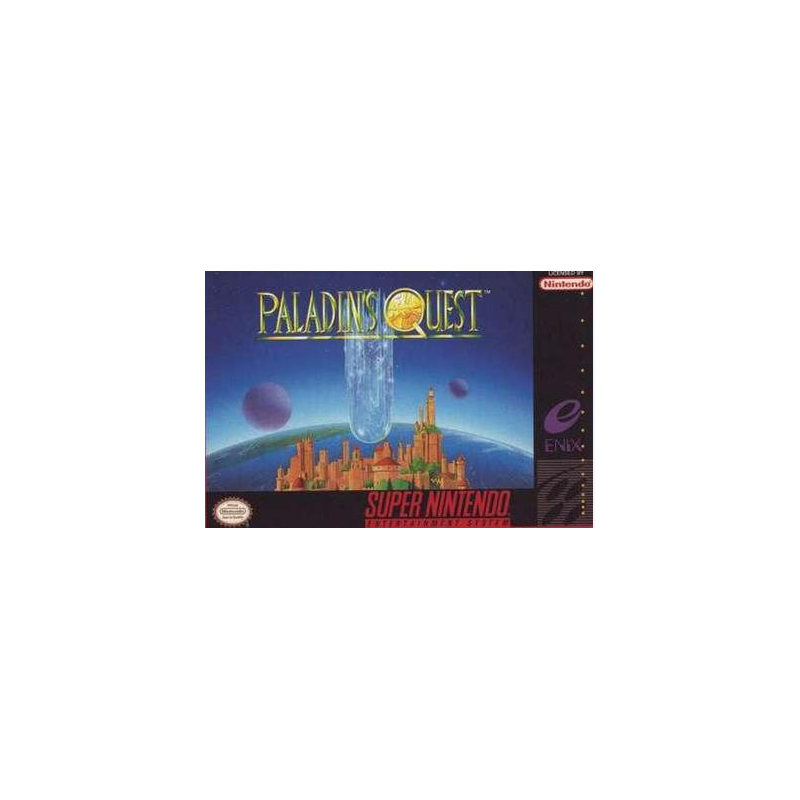 Jeux Super-Nintendo : Paladin's Quest vers. USA (Jeu + Notice) - Occasion