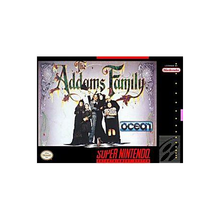 Jeux Super-Nintendo : The Addams Family vers. USA (Jeu + Notice) - Occasion