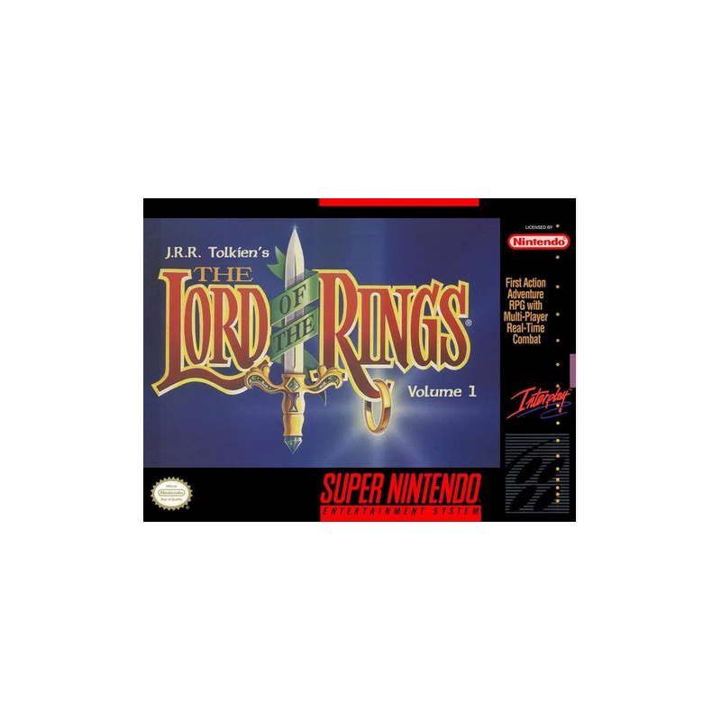 Jeux Super-Nintendo : The Lord of the Rings Vol.1 vers. USA (Jeu + Notice) - Occasion