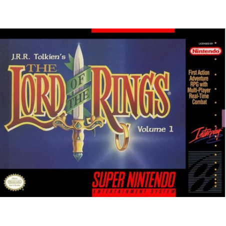 Jeux Super-Nintendo : The Lord of the Rings Vol.1 vers. USA (Jeu + Notice) - Occasion