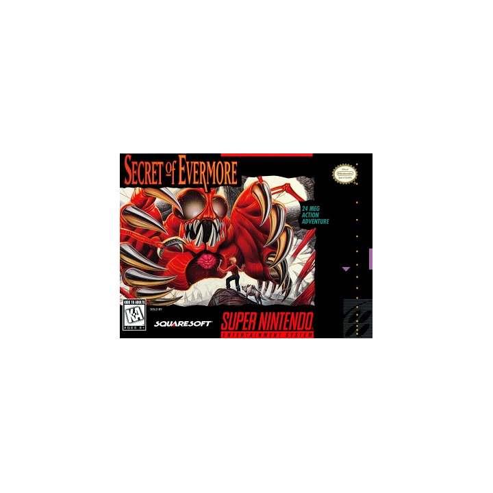 Jeux Super-Nintendo : Secret of Evermore vers. USA | Ordiland