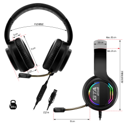 Casque Advance GTA 250 RGB