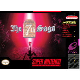 Jeux Super-Nintendo : The 7th Saga vers. USA (Jeu + Notice) - Occasion
