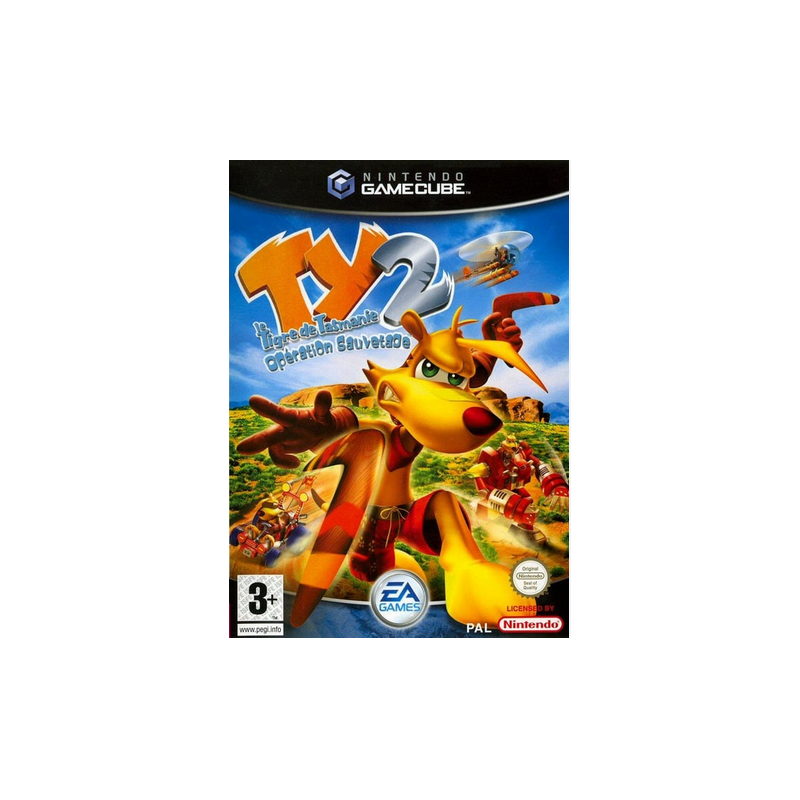 Jeux GameCube : Ty le Tigre de Tasmanie 2: Opération Sauvetage (Complet) - Occasion