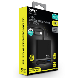 Mini Station d'accueil USB-C avec HDMI Port Connect | Ordiland