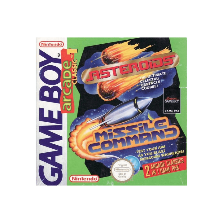 Jeux Game-boy : Arcade Classic 1 : Asteroids / | Ordiland