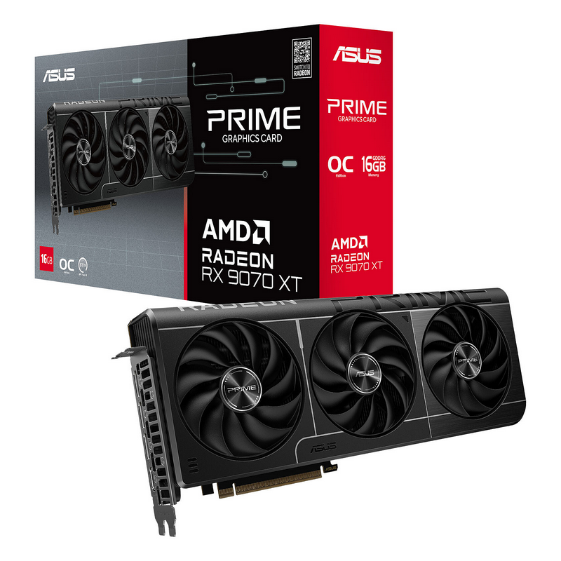 ASUS Prime Radeon RX 9070 XT OC Edition 16GB GDDR6