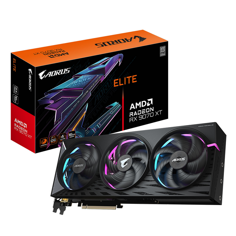 Gigabyte AORUS Radeon RX 9070 XT ELITE 16G