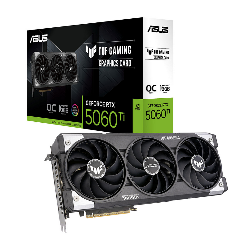 ASUS TUF Gaming GeForce RTX 5060 Ti OC Edition 16GB