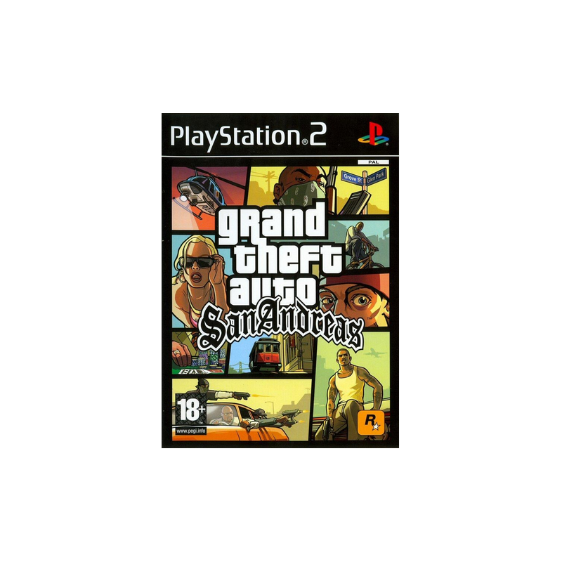 Jeux PS2 : Grand Theft Auto San Andreas - Occasion