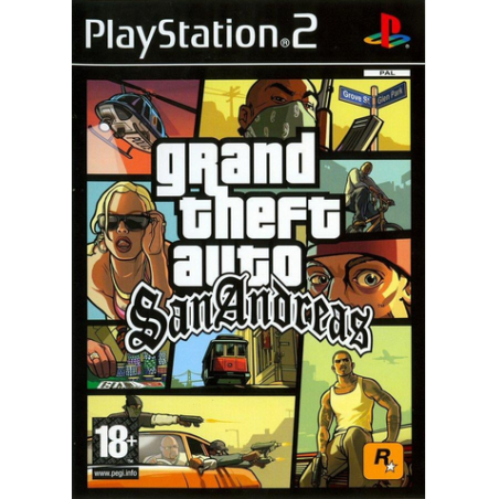 Jeux PS2 : Grand Theft Auto San Andreas - Occasion
