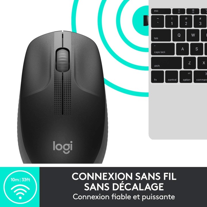 Logitech M190 Bleue Souris sans fil