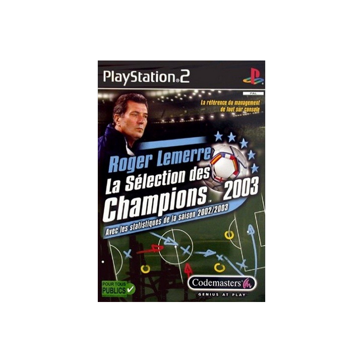 Jeux PS2 : Roger Lemerre La Sélection des Champions | Ordiland