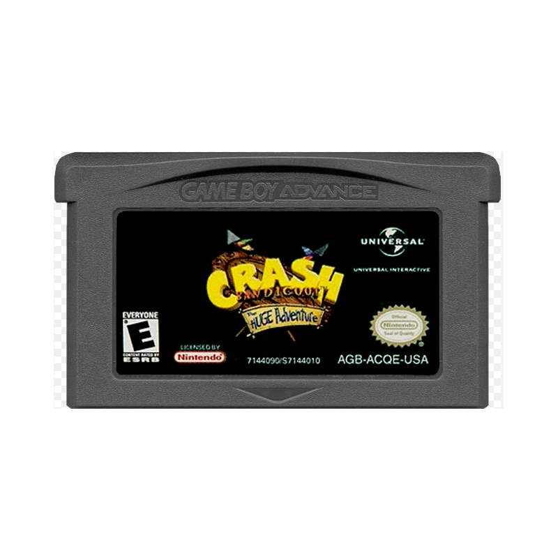 Jeux Game Boy Advance : Crash Bandicoot The Huge Adventure ver. US (Loose) - Occasion