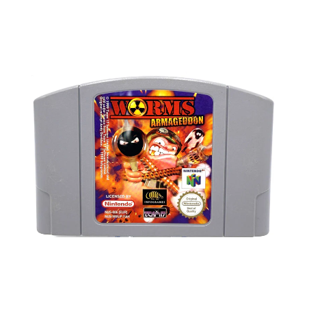 Jeux Nintendo 64 : Worms Armageddon (Loose) - Occasion