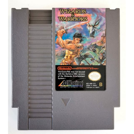 Jeux NES : Wizards & Warriors (Loose) - NES