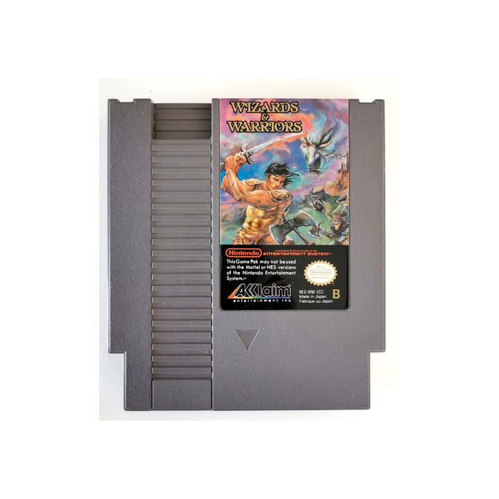 Jeux NES : Wizards & Warriors (Loose) - NES | Ordiland