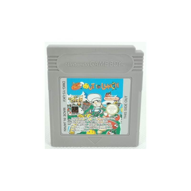Jeux Game-Boy : Pierre le Chef Out to Lunch (Loose) - Occasion