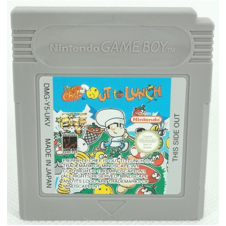 Jeux Game-Boy : Pierre le Chef Out to Lunch (Loose) - Occasion