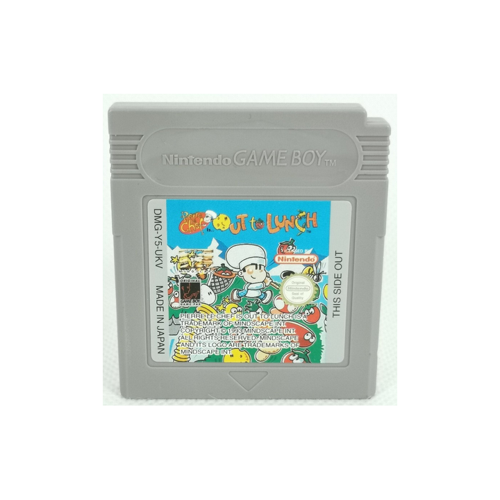 Jeux Game-Boy : Pierre le Chef Out to Lunch (Loose) | Ordiland