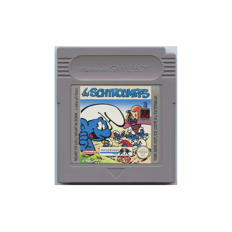 Jeux Game-Boy : Les Schtroumpfs (Loose) - Occasion