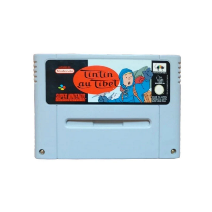 Jeux Super-Nintendo : Tintin au Tibet (Loose) | Ordiland