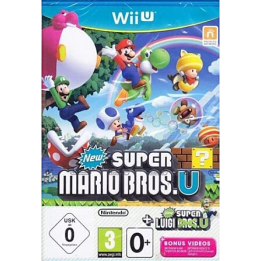 Jeux Wii U : New Super Mario Bros. U + New Super Luigi U - Occasion