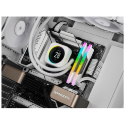 Corsair Vengeance RGB DDR5 32 Go (2 x 16 Go) 6000 MHz CL40 1.35V - Blanc