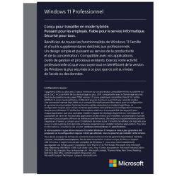 Microsoft Windows 11 Professionnel