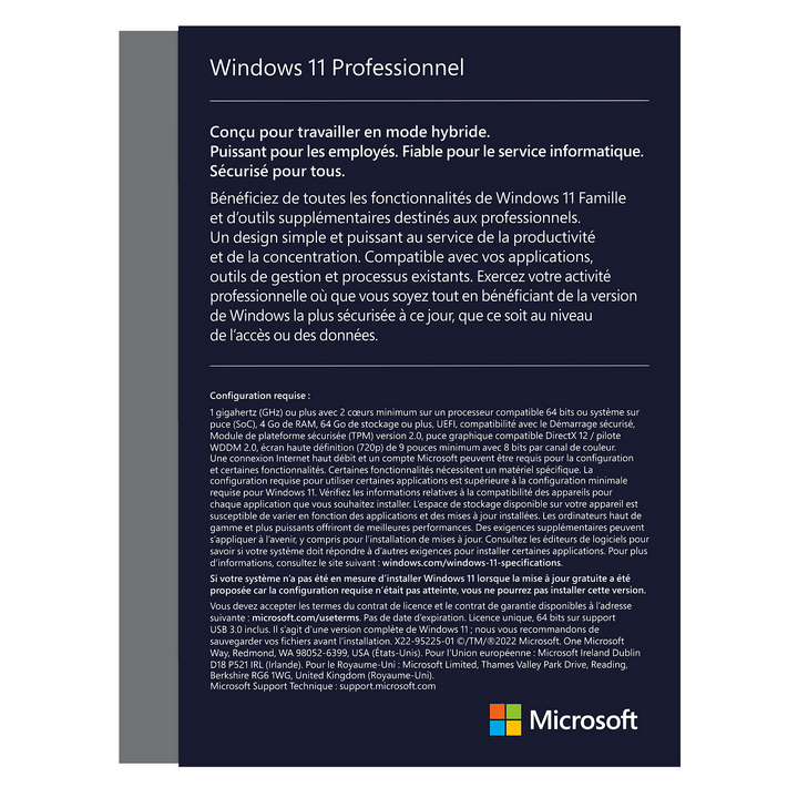 Microsoft Windows 11 Professionnel | Ordiland