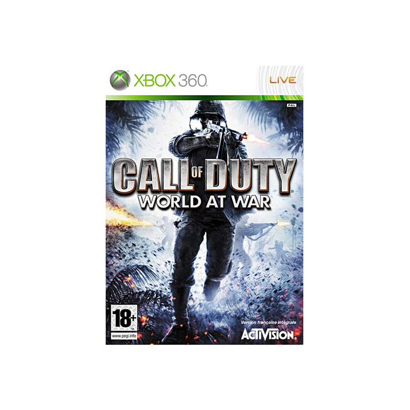 Jeux Xbox 360 : Call of Duty World at War - Occasion