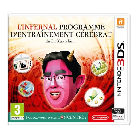 Jeux 3DS : L'Infernal Programme d'Entraînement Cérébral du Dr. Kawashima - Occasion