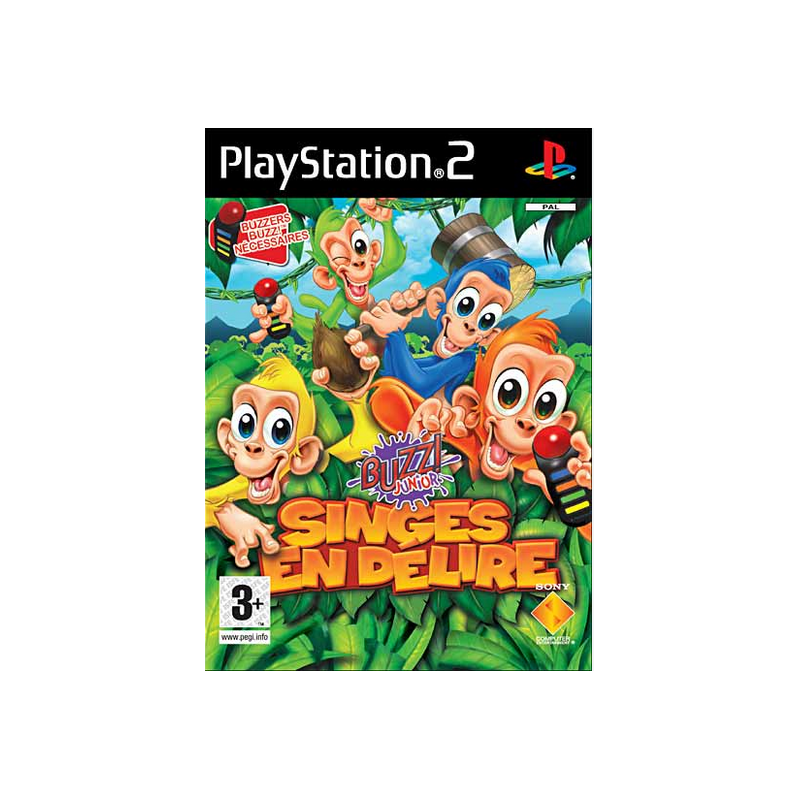 Jeux PS2 : Buzz! Junior: Singes en Délire - Occasion