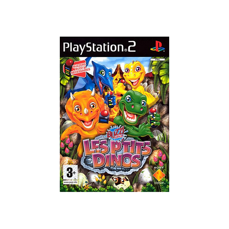 Jeux PS2 : Buzz! Junior: Les p'tits dinos - Occasion