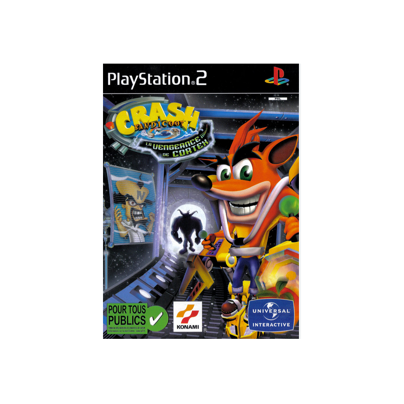 Jeux PS2 : Crash Bandicoot: La Vengeance de Cortex - Occasion
