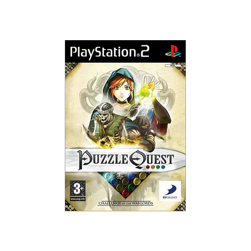 Jeux PS2 : Puzzle Quest (Complet) - Occasion