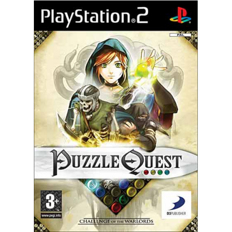 Jeux PS2 : Puzzle Quest (Complet) - Occasion