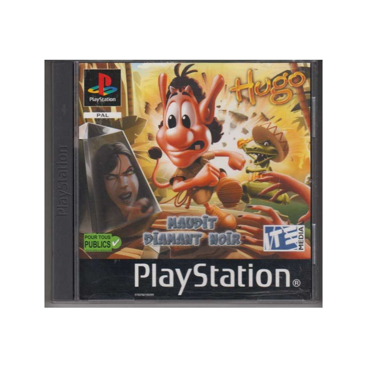 Jeux PS1 : Hugo Maudit Diamant Noir - Occasion | Ordiland