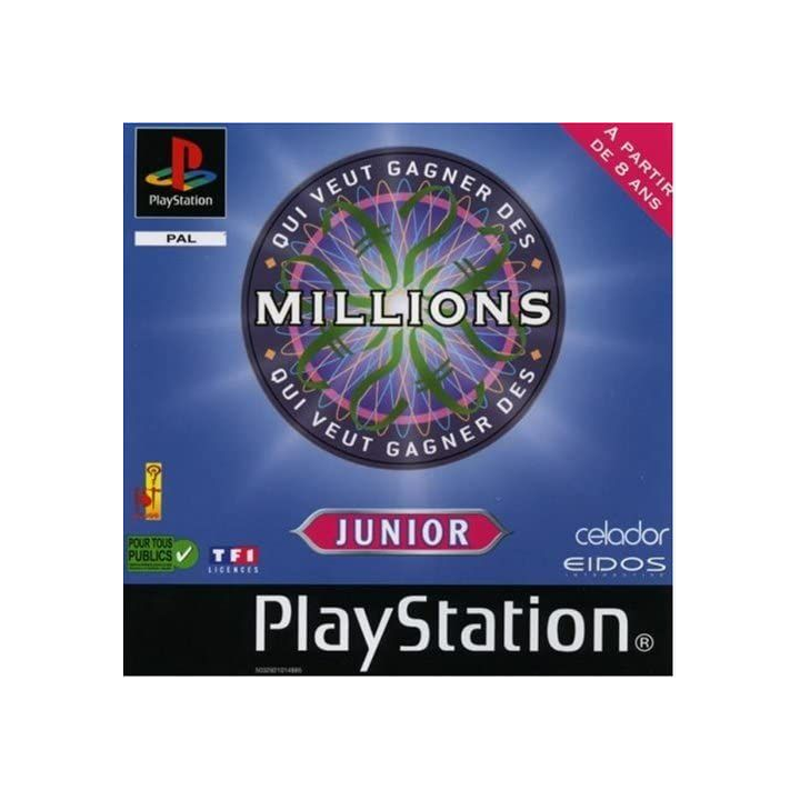 Jeux PS1 : Qui Veut Gagner des Millions Junior | Ordiland