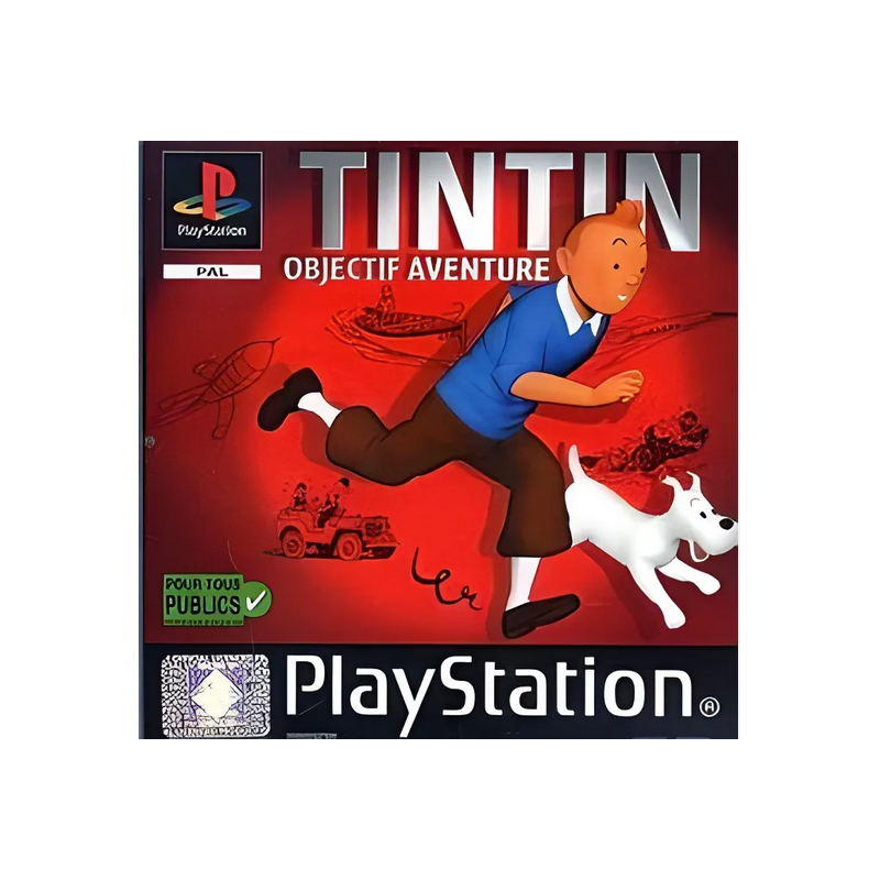 Jeux PS1 : Tintin Objectif Aventure - Occasion