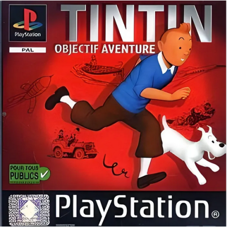 Jeux PS1 : Tintin Objectif Aventure - Occasion