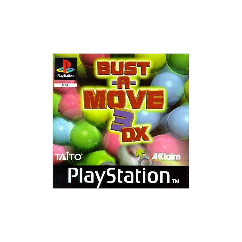 Jeux PS1 : Bust-A-Move 3DX - Occasion