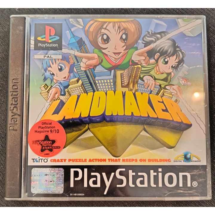 Jeux PS1 : Landmaker (Complet) - Occasion | Ordiland