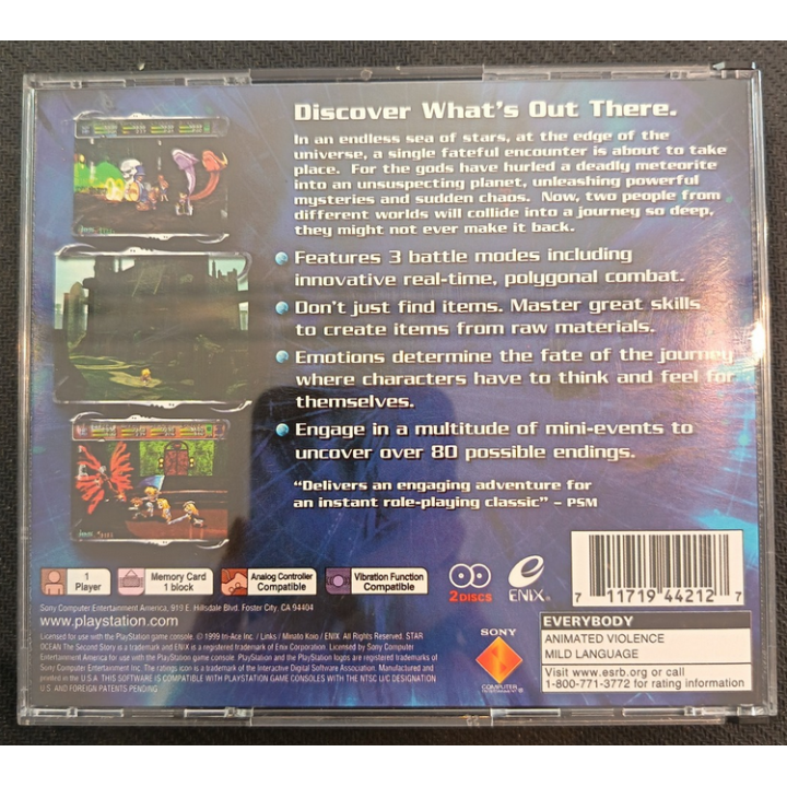 Jeux PS1 : Star Ocean The Second Story ver. USA | Ordiland