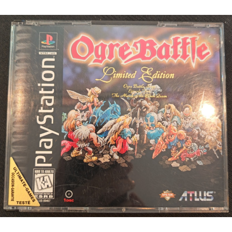 Jeux PS1 : Ogre Battle Limited Edition ver. USA (Complet) - Occasion